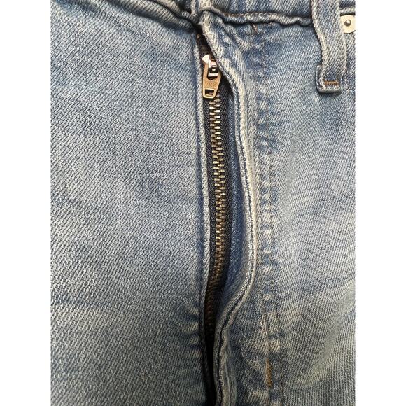 Madewell Jeans Women 28 Blue Perfect Vintage Straight in Danby Wash Knee-Rip Ed - Picture 5 of 15